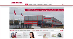 Desktop Screenshot of mesnac.com