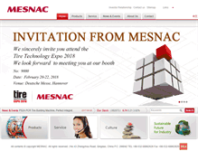 Tablet Screenshot of en.mesnac.com